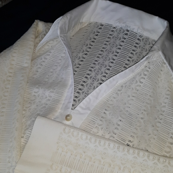 Ivory long sleeve top - Picture 3 of 4